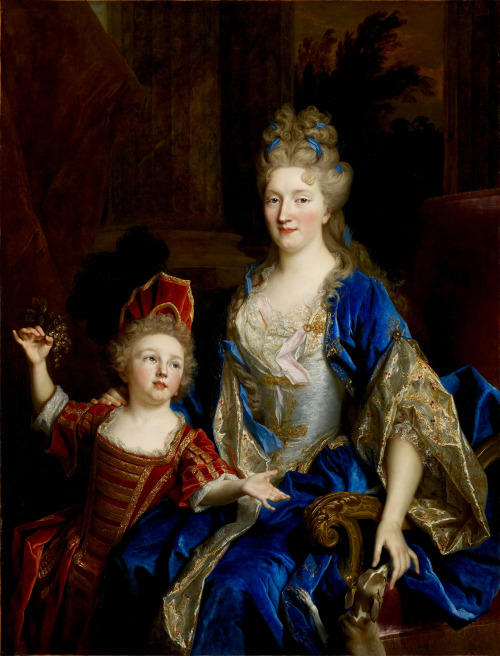 history-of-fashion:ab. 1700 Nicolas de Largillière - Portrait of Catherine Coustard, Marquise of Cas