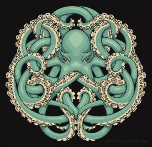 xxxalexxx-ich: ronbeckdesigns:   Jada Fitch | Octopuss T-Shirt design (via Pinterest)   xxxAlexxx ich  Art of xxxAlexxx 