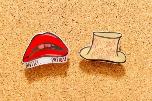 Rocky Horror Pins // TheMandalaEffectArt