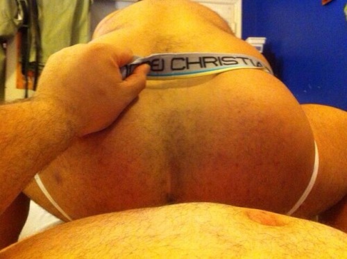 biggervisions:  100 followers? Here’s a shot of my hot ass man pounding me. 