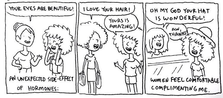 upandoutcomic:  HELLO NOT ONE OF MY USUAL GAG STRIPS  I’ve been posting autobio