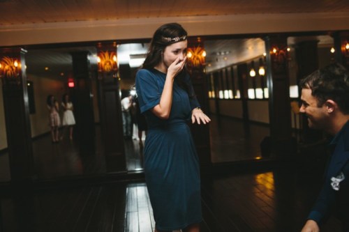 bukoladreamwedding:  We pulled up and I followed her up the winding staircase, when I heard a violin and saw the crimson velvet curtains draped closed. My heart immediately started racing as I thought, “surely this isn’t happening?!” I entered the