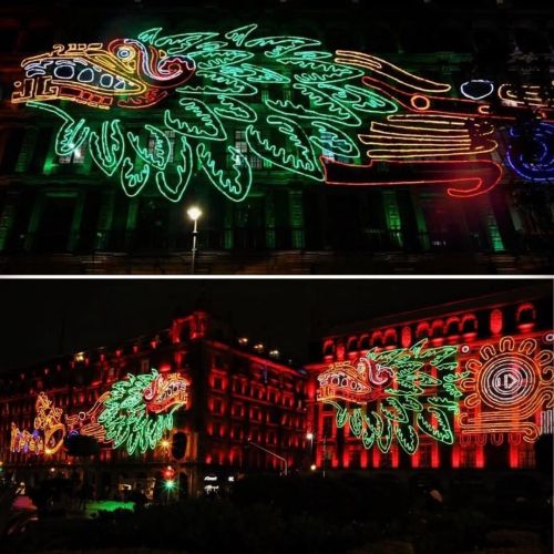 Massive installation in the zócalo Mexico