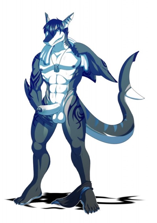 furryloverz:  Shark by nazuu-m0nster 