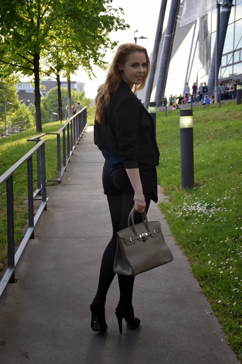 Fashionmylegs Style Picks I took out my mother's Hermès Birkin Bag for a nice eveni