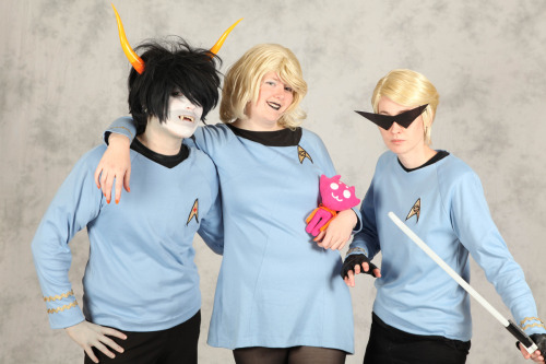 imasupermuteant: captainscoresby: kitty-maru: Trekstuck| Animazement 2013 Jake - coneyinacap Dirk - 