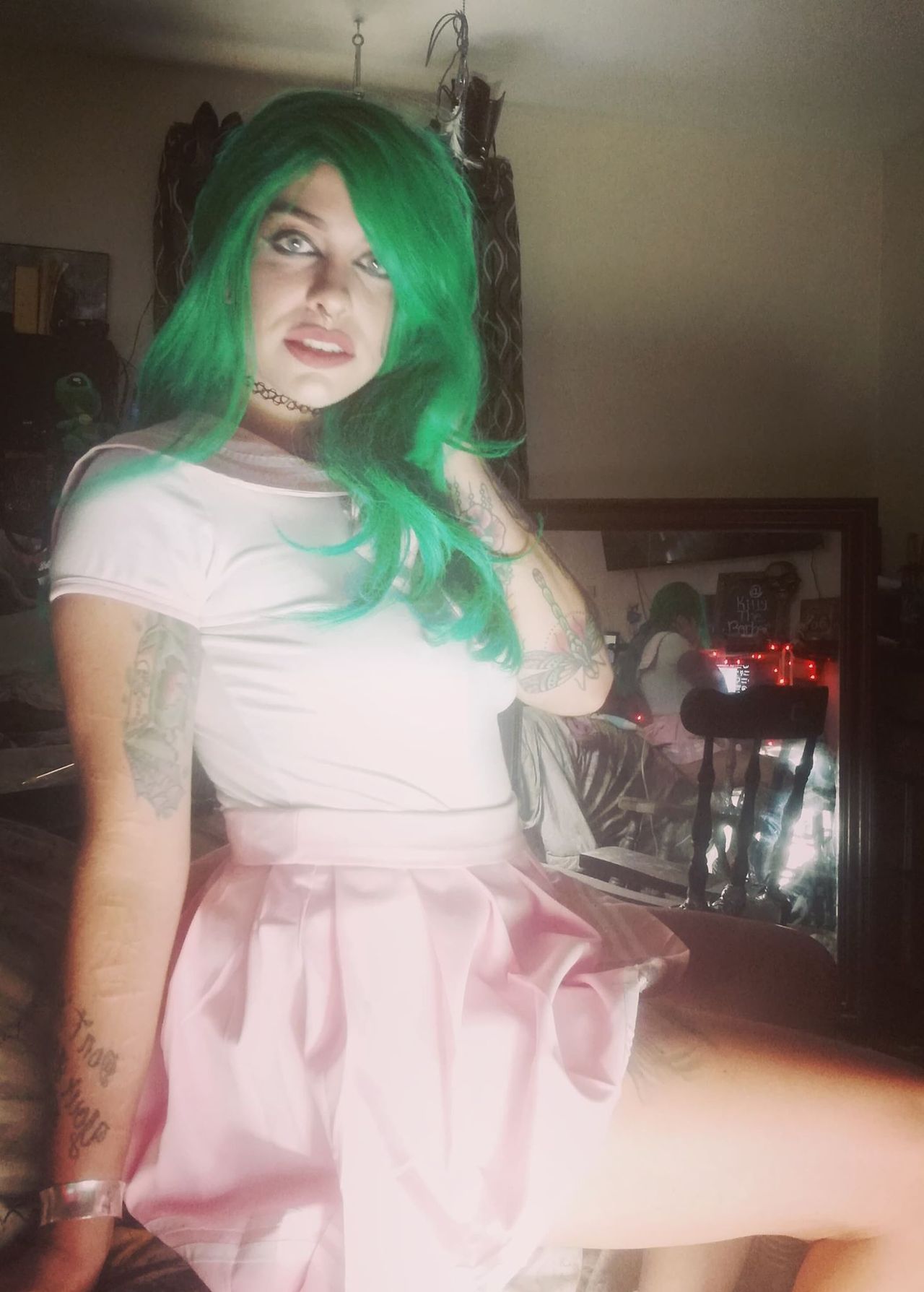 kittysdeadlynightshade:  Had alittle dress up fun in my sailor neptune cos play outfit