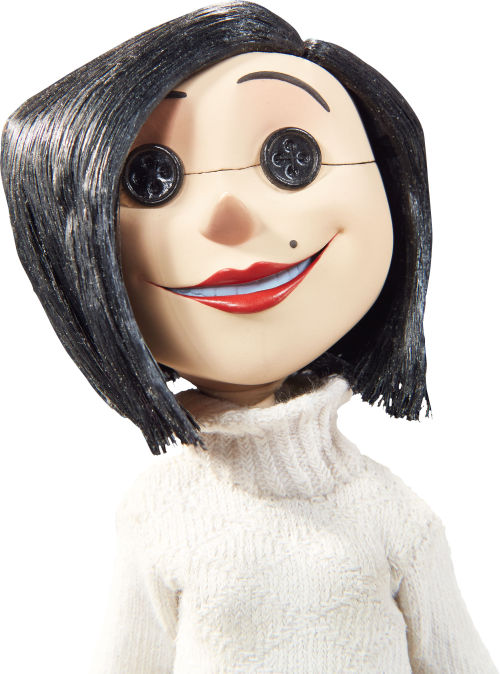 motherlybuttons:  Coraline High-Res details shots » the Other Mother (first outfit)The good thing about the auctions coming up is that we’re getting some high-res photos in. 