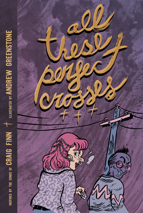 The comic that I made about Craig Finn’s new album “All These Perfect Crosses” Hits stores TOMORROW!