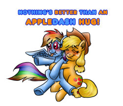 fuckyeahappledash:  Appledash Hug by death-is-death