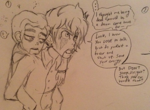Just A Scribblin Comic I Did At School!