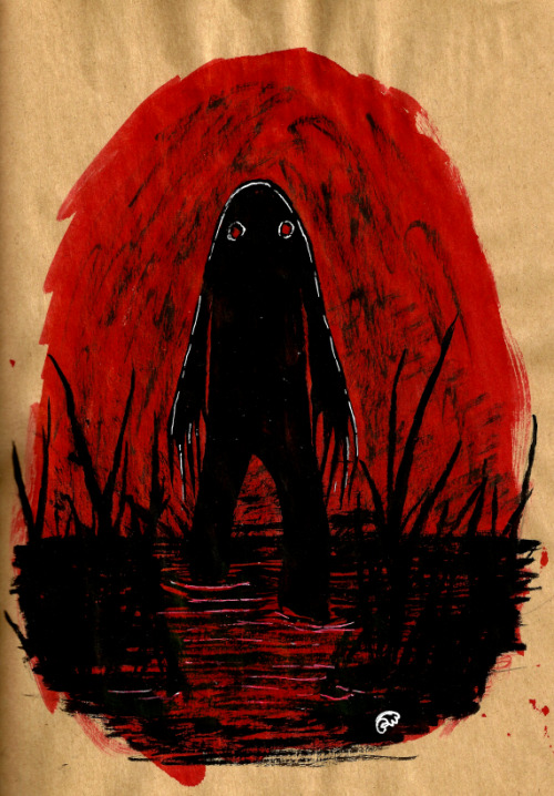 Day 17. This Is Yesterday's Monster. The Prompt Was Australian Aboriginal Mythology. This Is A Bunyip.