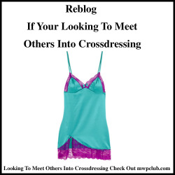 pantycouple:Crossdressing feels so good, and seeing others who crossdress is so exciting. Its always nice being around others who crossdress whether in person or online. Its nice having friends who can relate to dressing.  Reblog this if your looking