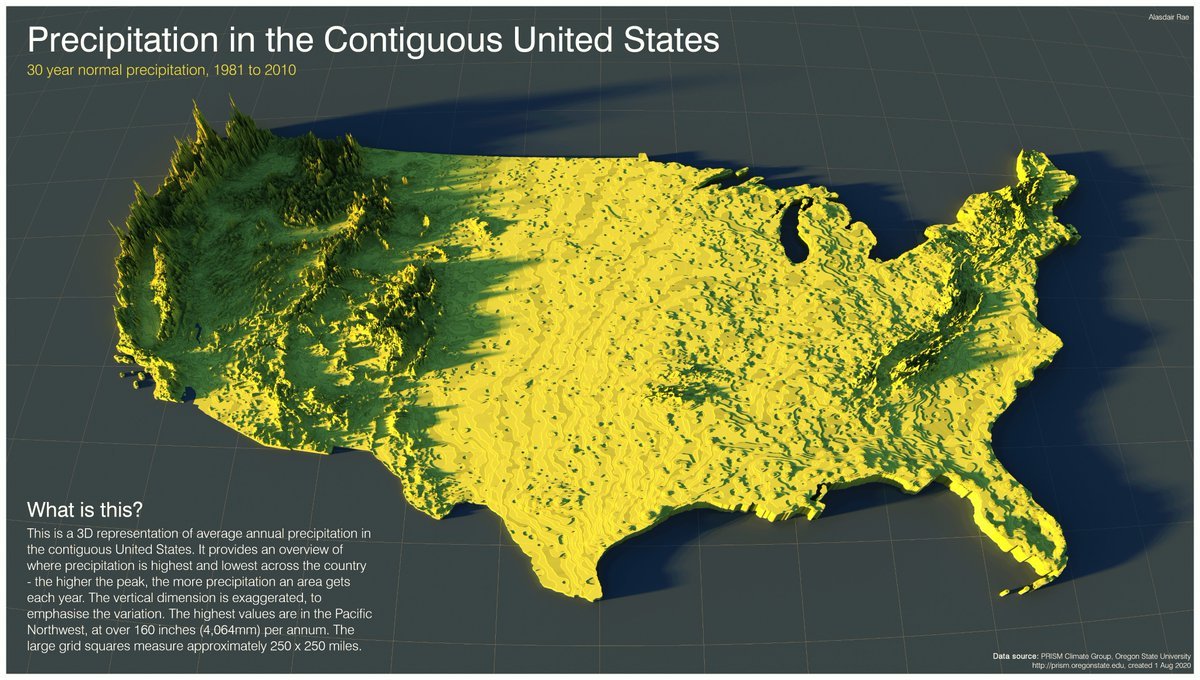 A Precipitation Map Of The Contiguous United Maps On The Web 327d0143e76cb27a2c3763b4afc8a3b3eeec2ed1