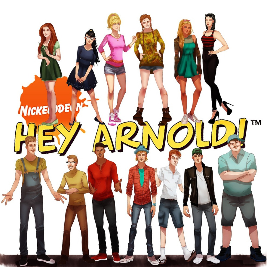 yulfoacidblr:Un Artista de Tumblr visionó varios dibujos animados de los 90’s