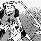 hajime-nii:  Bokuto 'cmon i was kidding let me hit the ball pls' Koutarou 