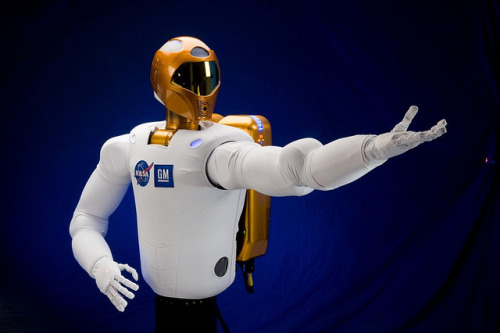 spaceexp:  Robonaut 2 prototype by NASA’s Marshall Space Flight Center on Flickr.Via Flickr:NASA Government Invention of the Year! If you ever visit NASA’s Johnson Space Center and get to meet the Robonaut 2 prototype, be sure to shake the robot’s