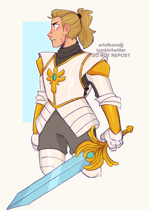 artofkace:  Knight Adora for a ko-fi - she’s