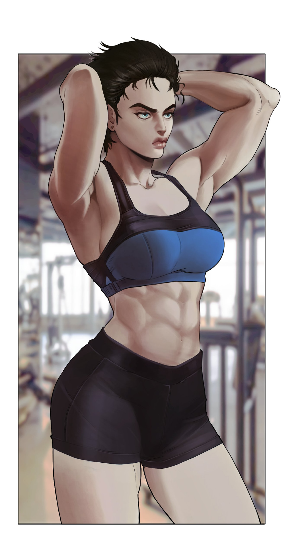 musclegirlart:Genderswapped Jotaro Kujo by ksoa7316  