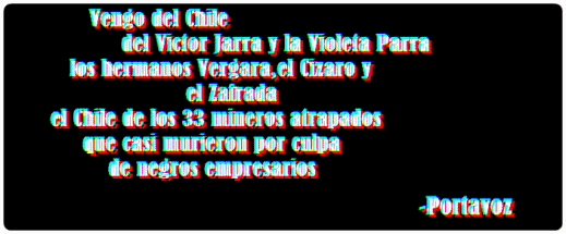 qeropishii:      Portavoz - el otro Chile