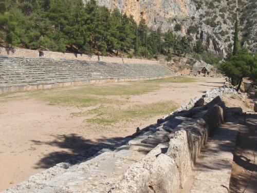 ancientgreecebuildings: Stadium of Delphi October 2008