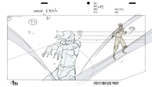 faitherinhicks: giancarlovolpe: as-warm-as-choco: Legend of Korra Key-Animation frames by Lee D