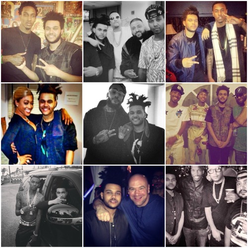 theweeknddaily:  Abel x Celebs   This is just too much.