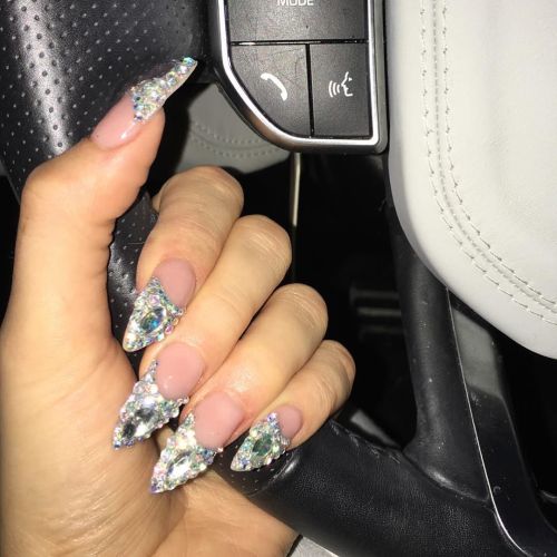 These #nails tho  #nailspiration by @unique_nailzx by chloe.khan