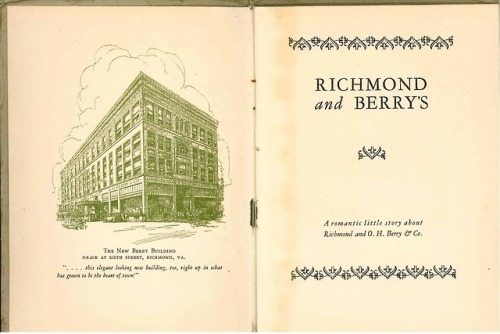 O.H. Berry &amp; Co., Richmond, Virginia (4 images)Richmond and Berry&rsquo;s. Richmond, Virginia: O