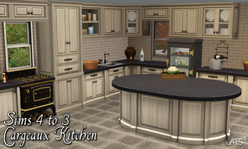 aroundthesims:aroundthesims:Around the Sims 3 | Sims 4 to 3 | Cargeaux KitchenMore Sims 4 fantastic 