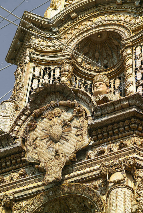 Details of the wheat obelisk build in honor of Madonna Addolorata during the “Grande tirata&rd