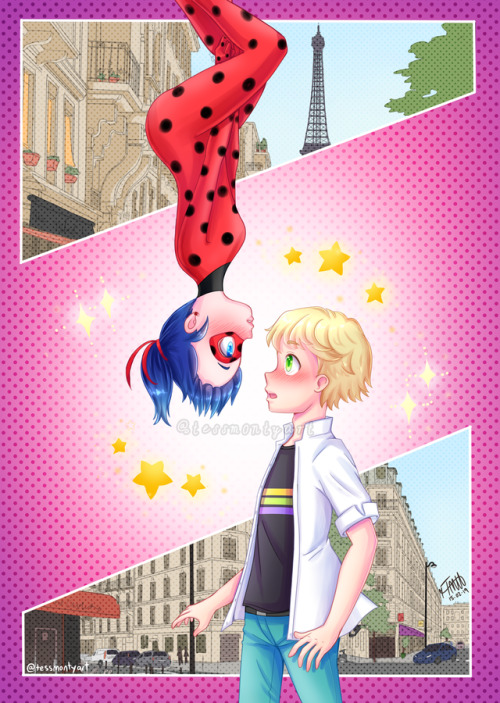 tessmontyart:My Miraculous print for this year’s conventions! I’m really happy with this