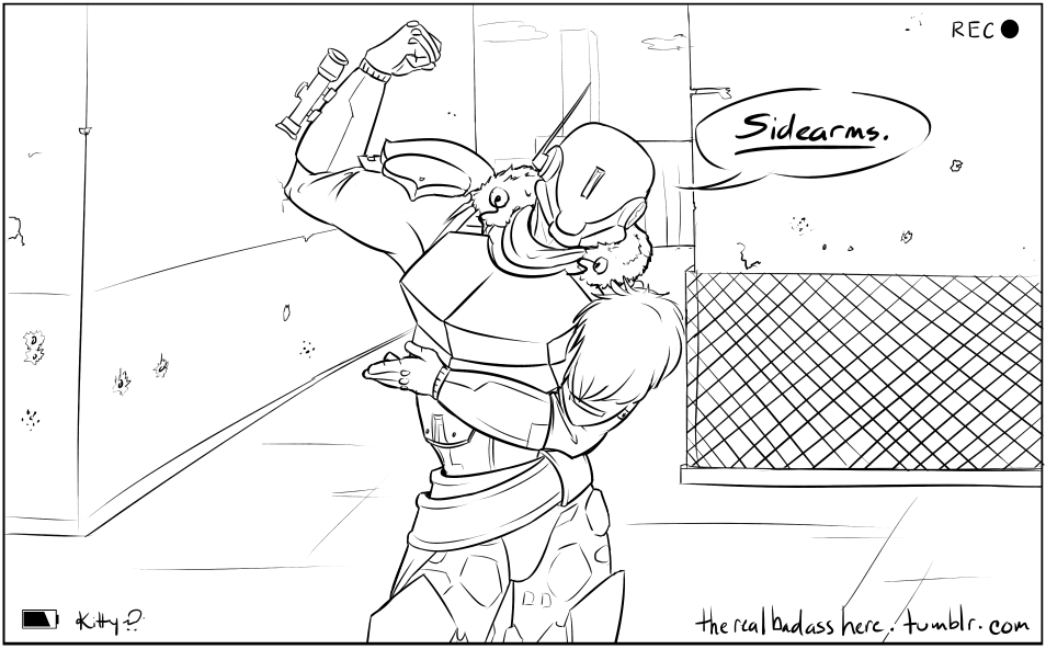 therealbadasshere:The scope is for precision kills.