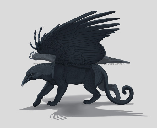 anisis-scrapbook:Some variations of griffins