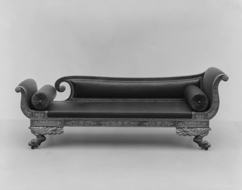 met-american-decor:Sofa by Duncan Phyfe, American Decorative ArtsGift of Mrs. Bayard Verplanck, in m