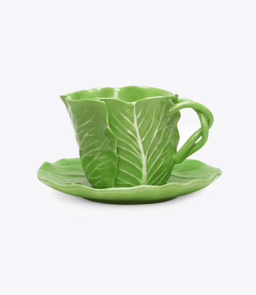 peachblushparlour: Lettuce Teapot and Teacup