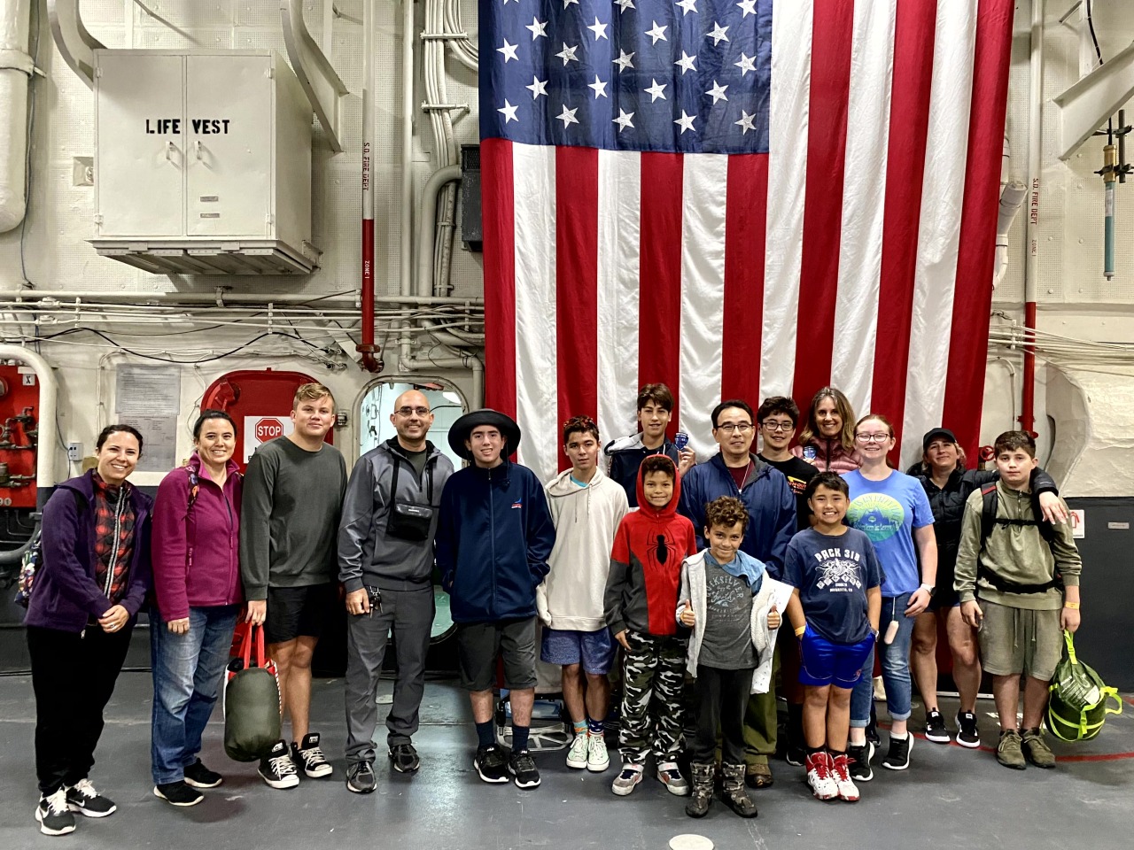 On June 10th The Scouts went on an overnight trip to the USS Midway in San Diego and had a great time!