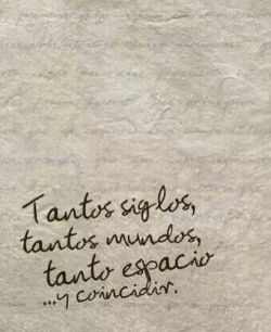 Conoces a una persona por algo… Ya sea para bien o para mal, pero el destino no se equivoca.