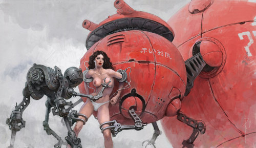 drawn-out-masturbation:  red robot by waldemar porn pictures