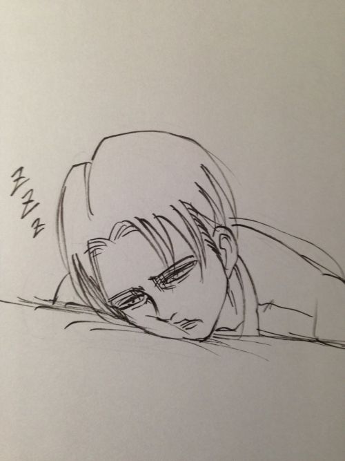 The series of original Levi sketches (So far) from Isayama Hajime’s blog.(Not including rough drafts of cover art and such)