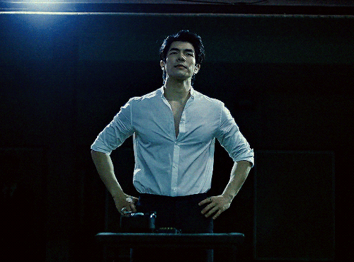 dramaism:the genre is: ✔️ standing there✔️ looking good  ✔️ shirt open