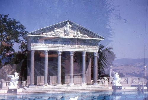 lostslideshows:“Exterior Shots of Hearst Castle” - San Simeon, CA - 1965