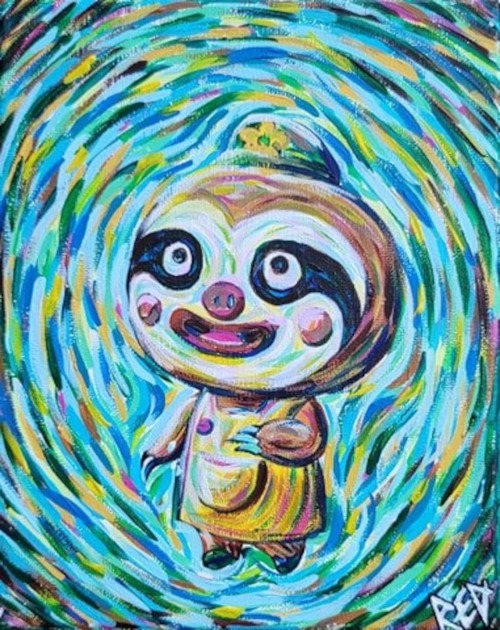 Animal Crossing Paintings Made By RedDenStudio 