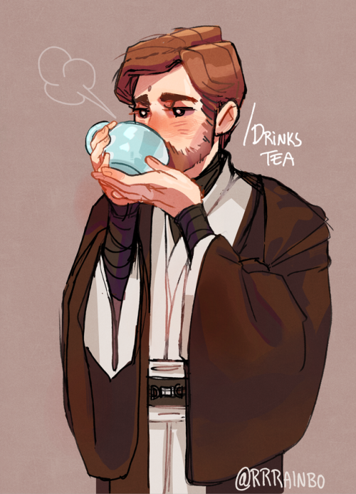 rrrainbo:Obi-Wan drinking that tea and aggressively minding his own businessI distinctly remember dr