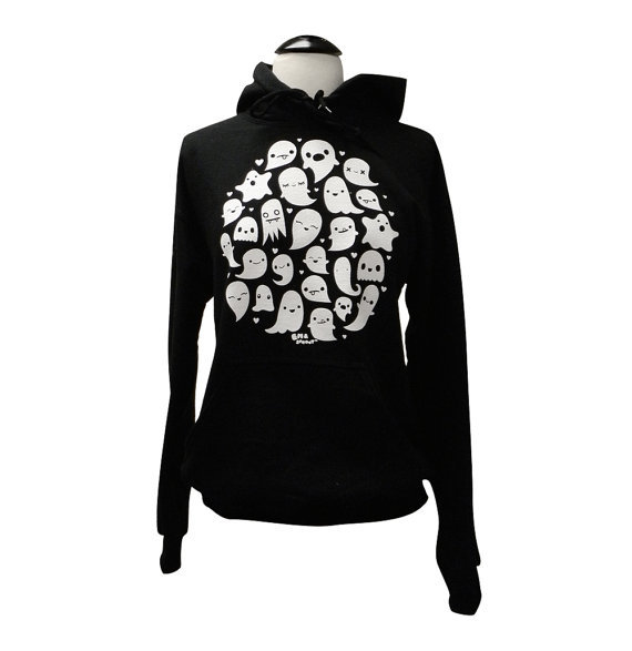 theblacklacedandy:  rainbowbuttcookie:  Ghost Hoodie $28  GHOSTIES!!!! 