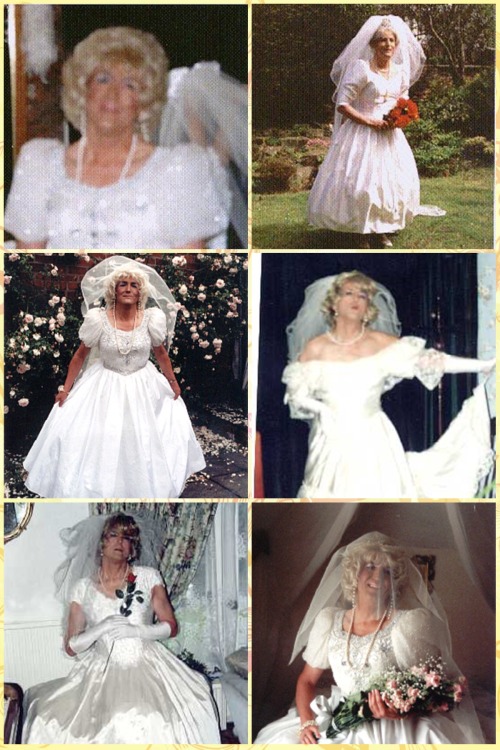 This montage is of TV bride Margaret.