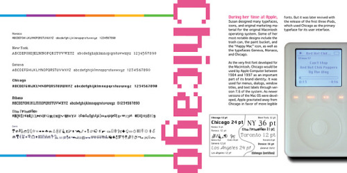 mallorywolkart:Typographic book and biography of type designer Susan Kare, artist and graphic d