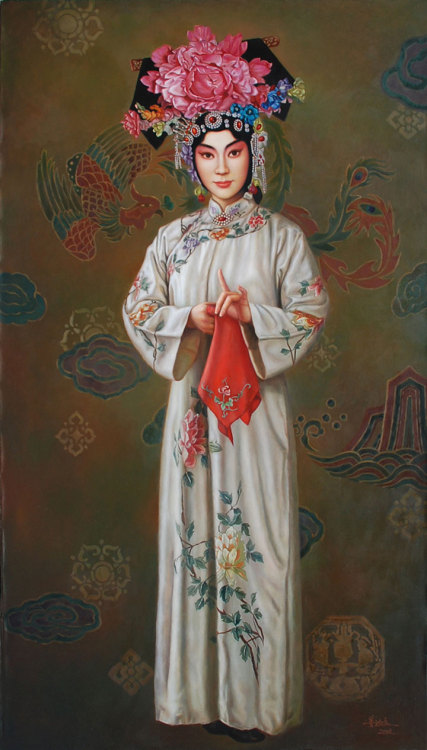 changan-moon:Beijing opera paintings by 姜迎久Jiang Yingjiu. Previous part.