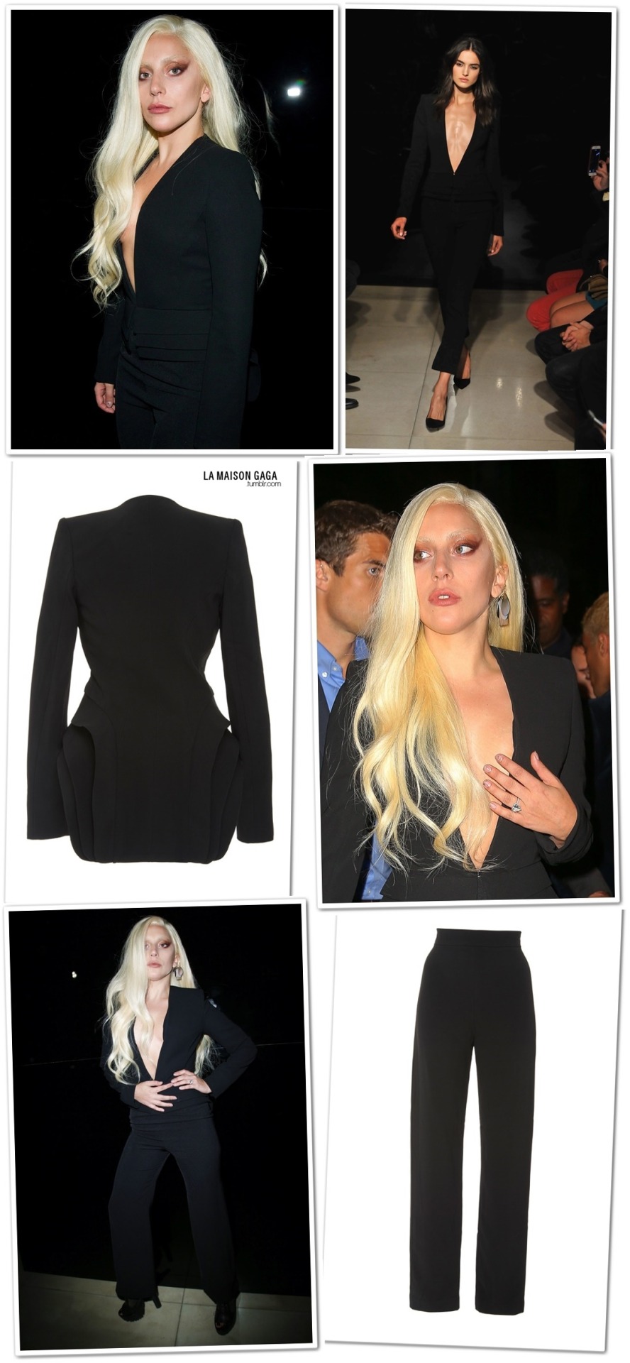 LA MAISON GAGA — BACK IN TIME: LADY GAGA ATTENDS BRANDON MAXWELL'S