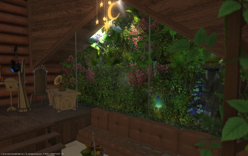 winterdeepelegy:Ciel’s house has been completely renovated!  Varied wood colors and textures, and pl